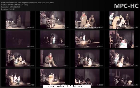 �n căutarea sensului pierdut(Teatrul de Nord Satu-Mare) - bgl23 - Teatru rom�nesc - Romanian Theater