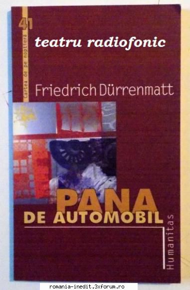 �n pană (1963) (Teatru radiofonic) - Friederich D�rrenmatt - �n - Teatru rom�nesc - Romanian Theater