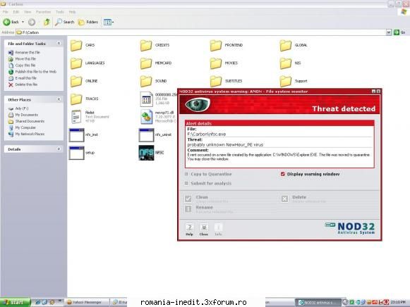 nfa carbon - problema - nu stiu ce are .. am luat mai multe versiuni la - Tech Support
