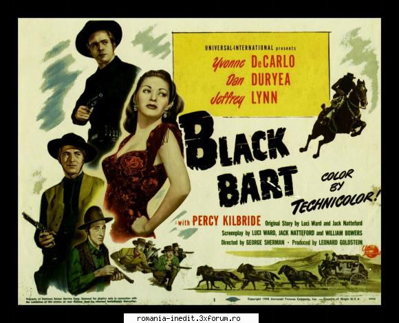 black bart bart cel negru drumul (1948) charlie boles, t�năr t�lhar, săi parteneri, lance