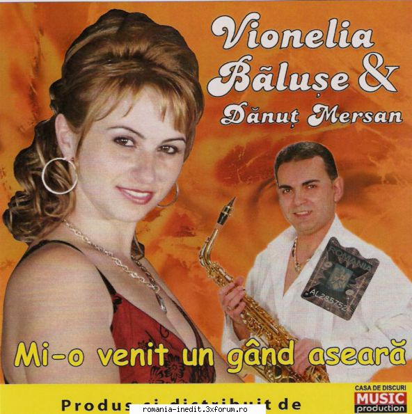 vionelia baluse și mersan mi-o venit gand coperta