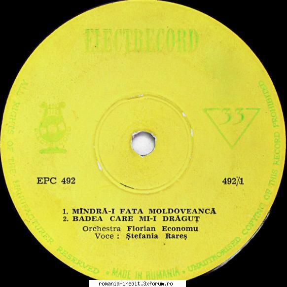 rareȘ fata epc 492 1964 a1&nbsp; &nbsp; &nbsp; &nbsp; fata &nbsp; &nbsp; &nbsp; badea care mi-i