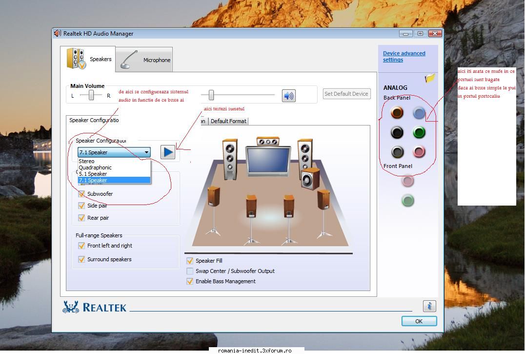 placa de sunet - uitate in device manager , vezi cum iti vede - Tech Support