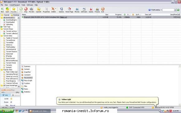 port blocat de firewall - pinochio...e trecut si aclo de si e dezactivat - Tech Support