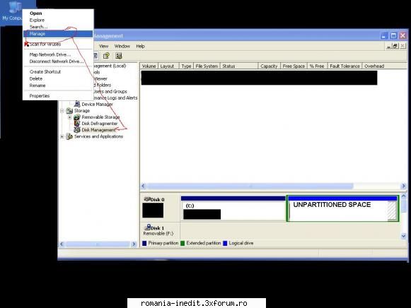 pot crea o partitie fara sa reformatez - Click dreapta pe unpartitioned space -> Create - Tech Support