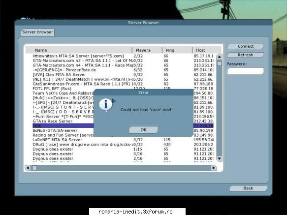 problema MTA - de cand am bagat vista nu mai pot juca MTA dc - Tech Support