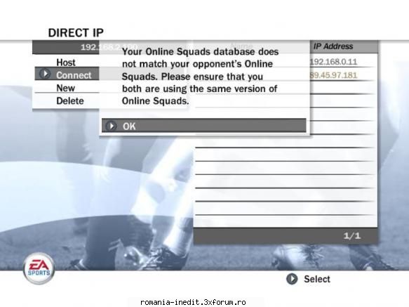problema fifa 08 - cand vreau sa joc fifa 08 online dau conect la ip - Tech Support