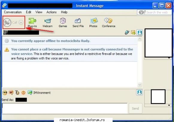 problema yahoo - Am si eu urmatoarea problema: cind am conectat - Tech Support