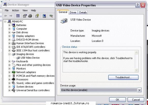probleme cu webcam la HP Pavilion dv6 - altfel in device manager lucrurile stau asa - Tech Support
