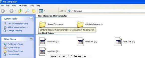 restaurare iconuri - am curatat cu un registry cleaner zilele trecute - Tech Support