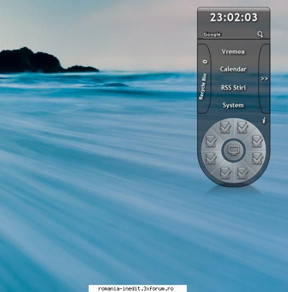 teme XWidget - programul poate fi descarcat de la aici o tema - Freeware & Open Source