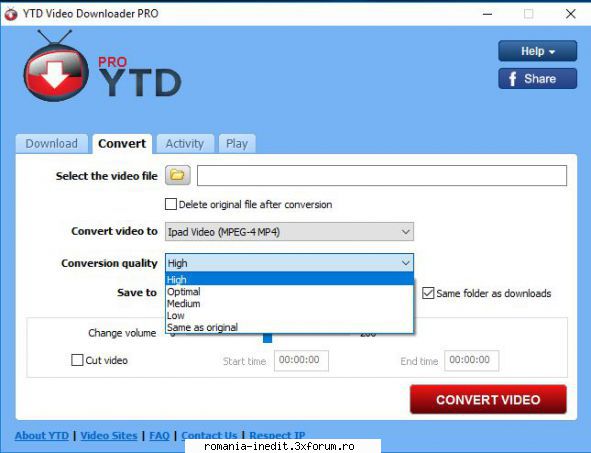 transformare fisier FLV in MP4 - Sunt multe programe de conversie din format flv - Tech Support