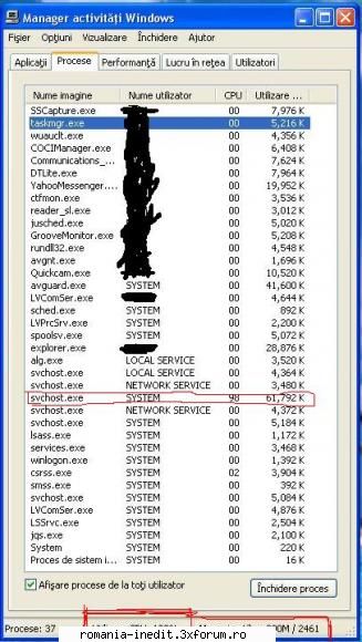 utilizare cpu 100% - poate cineva sa-mi explice ce inseamna asta? Os - Tech Support