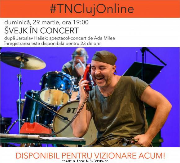 �vejk in concert (Teatrul Național Cluj-Napoca, 2017) - halalaieec - Teatru rom�nesc - Romanian Theater