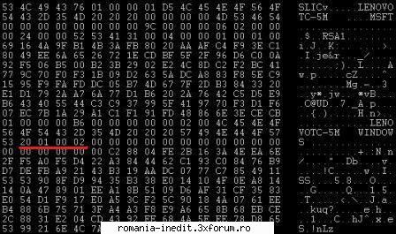 vista si vindows 7 activare in dual boot - si asta e A BIOS SLIC Table Dump of OA 2.1 the 4 - Tech Support