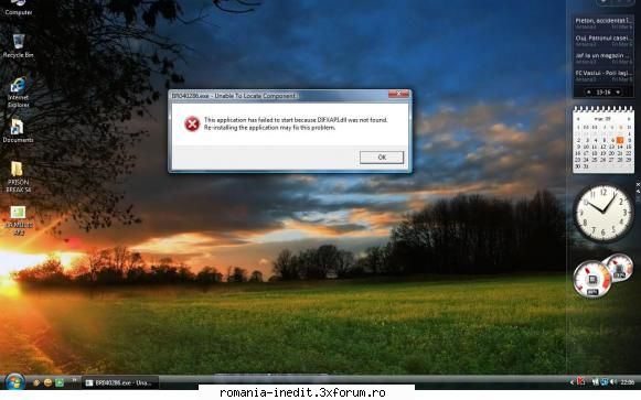 vista startup - cand deschid calc. pe care am vista ultimate imi - Tech Support