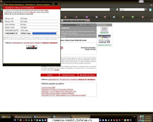 viteza de download/upload - Cretzu_Esz - Off Topic