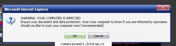 warning. - de vreo doua zile imi tot sare in fata acest - Tech Support