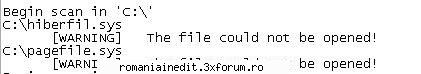 warning. - am re-scanat cu avira tot si mi-a gasit asta - Tech Support