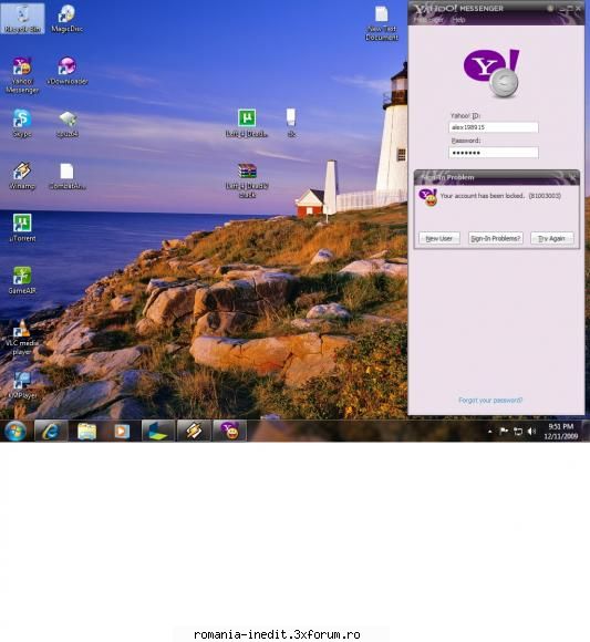 yahoo messenger - dc imi zice ca mi-a fost inchis contu?? - Tech Support